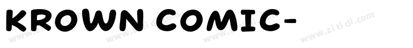 KROWN COMIC字体转换